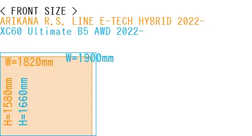 #ARIKANA R.S. LINE E-TECH HYBRID 2022- + XC60 Ultimate B5 AWD 2022-
